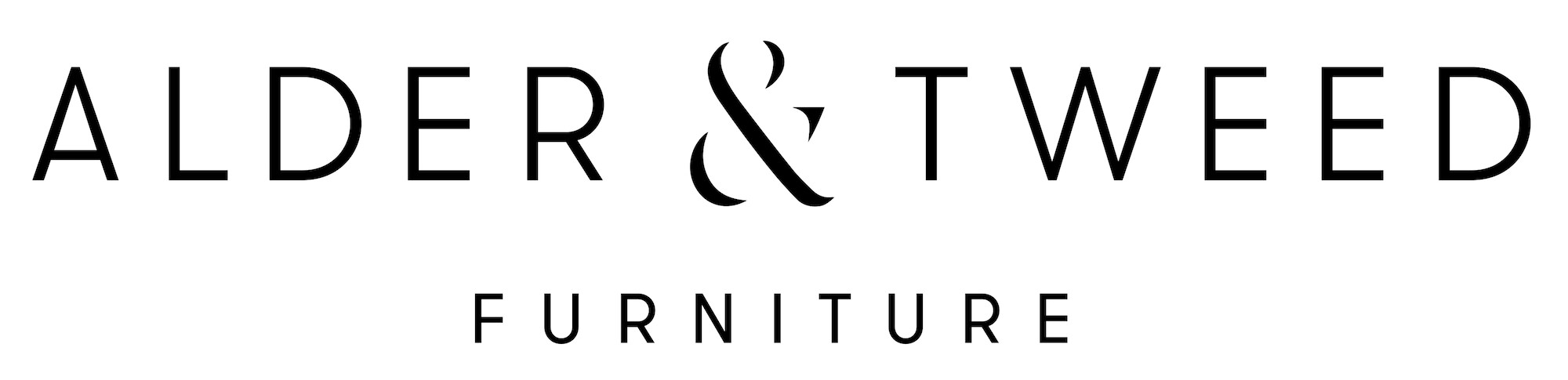 Alder & Tweed Furniture Logo in black